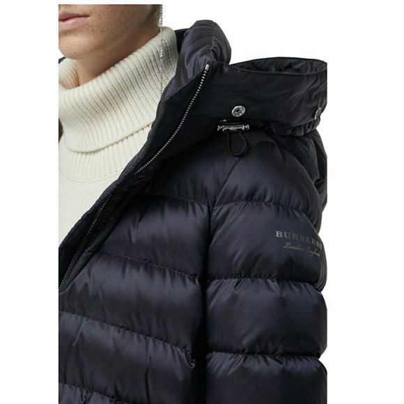 Burberry Limefield Genuine Shearling Hood Puffer - Picture 3 of 8